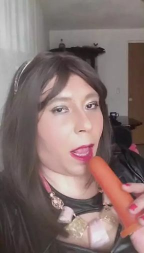 Crossdresser blowjob