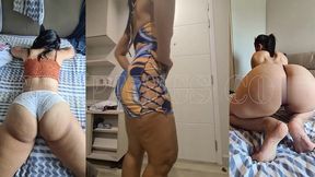 asian goddess booty is unreal, new dress same bbc