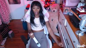 vanniall edging and cumming for hours - big trans dick solo cum shots - jack off together