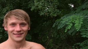 Czech Hunter - Awesome blond haired sucking for money outdoors