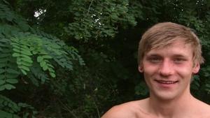 Czech Hunter - Awesome blond haired sucking for money outdoors