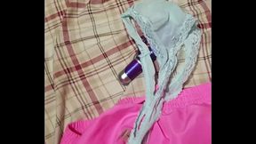 Going through panties clothes hampers clean and dirty panties