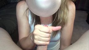Marie Madison'_s Bubble Gum Handjob - Bubble Gum Fetish