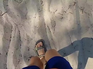 Young dude likes feeling other dudes' used condoms on his cock & sperming in them