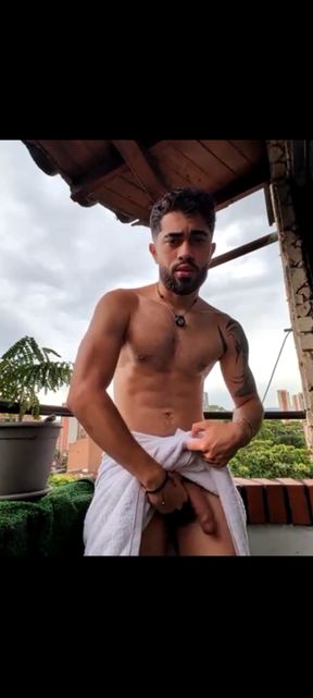 My neighbor always like to take a look of my balcony.