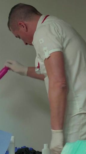CUCK4K. Doctor treated my poor pussy with his cock   Clip 1