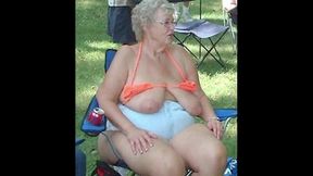 Huge Granny Tits Jerk Off Challenge To The Beat