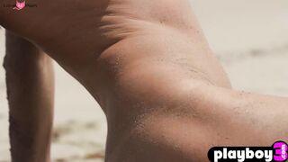 Hot Milf Shows Off Her Sexy Body On The Beach - POV