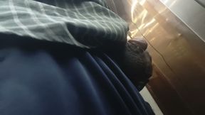 Delivery Boy Dick Flash in Lift