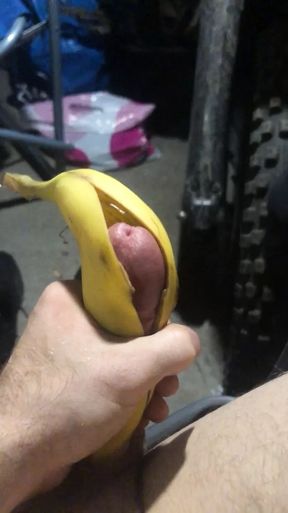 Russian PRISONER in prison fucks a banana and humiliates you!! Verbal Domination!