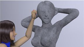 Rays that turn people to stone.