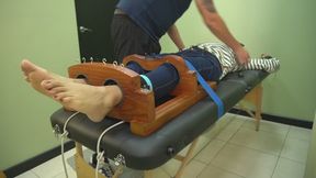 Custom request: Lizzy tickled facing up (full body camera)