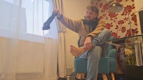 Sweaty Boot and Feet Worship After a Hards Day Work