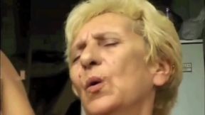 Ugly Granny Gets DP Cum Piss Farts