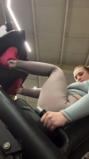 Emotional moment from &quot;Extreme fucking in the gym&quot;