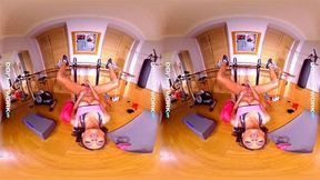 DDFNetwork VR Watch Luna Corazon Workout and Masturbate in