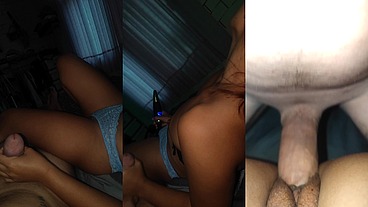 Three orgasm in a row almost four with vibrator suck boyfriend cock during live broadcast she can not control her self anymore . She want to cum one more time and she wants all the sperm from the guy