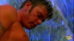 Lovely brunette loves having her tight bum dicked down in the middle of the jungle