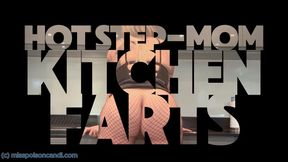 Hot Step-Mom Kitchen Farts