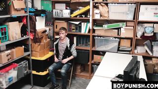 BoyPunish.com - Twink security officer's raw, hard fuck with an inked suspect's tight