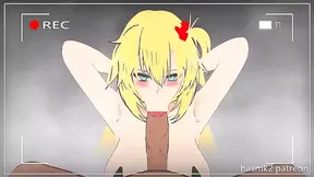 Akai Tempts Hololive Fan with Hot Blowjob and Wild Cum Finish
