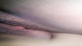 Hot young Asian girl shows off her perfect butt as she plays with a thick dildo