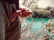 my dick wanted to get some fresh air on top of a cliff