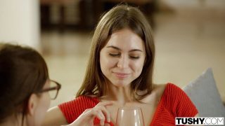 Blowjob, cowgirl, riding, threesome, double penetration – brunette Aidra Fox, Kali Roses and Riley Reid getting anally fucked by Erik Everhard and James Deen