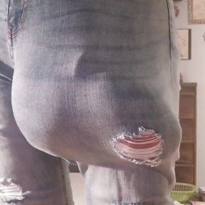 Jeans Stretching Pants Was Present From Admirer