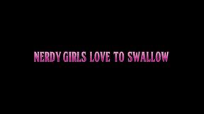 nerdy girls love to swallow (full movie)