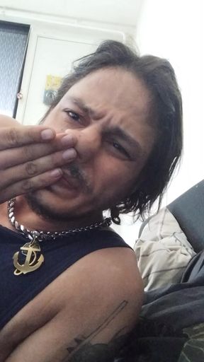 Cum on own Face