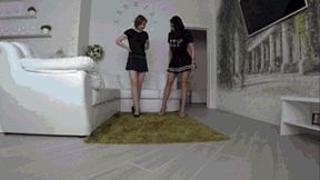 black panties under pleated skirts b