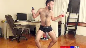 Pounding His Hairy Hole Raw – Intense Bareback Gay Sex 18+