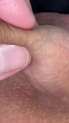 Foreskin Play Small Juicy Cock