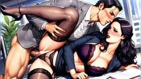 Office Big Ass Wife Pussy Fuck