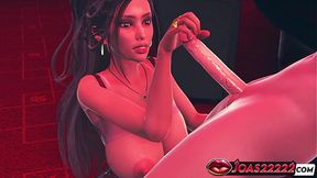 Club Private Service 3D Hentai - Big Tits Handjob & Blowjob with Massive Cumshot