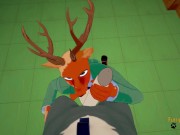 Beastars Yaoi - POV Legosi Gets Cum In Lois Mouth Then Fucks Him