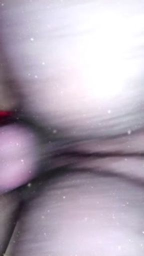 Christmas fuck, cumshot in hat