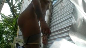 Beautiful Latinas in Outdoor Booth