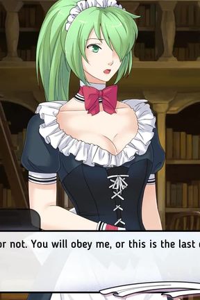 Maid Mansion: maid learning how to be  obedient and she got covered with cum ep.3