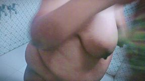 arabian muslim girl hot shower in public toilet, look how big is my tits, ass & pussy فتاة عربية تمارس الجنس في المرحاض