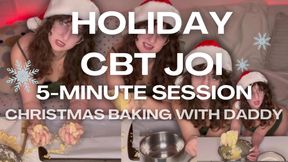 Christmas Baking With Daddy — Holiday CBT JOI (5-Minute Version)