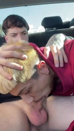Big Cum Shot! Sucking off My Dl Homie Car Fun Hardcore Gay Cocksucker