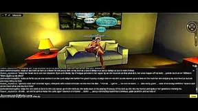 Lewd Anime Girls Seduce Each Other Under Tropical Sun in 3D IMVU Paradise