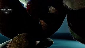 Furry Mutant gets stuffed then creampied raw in 3D cartoon
