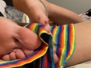 Ted toes teasing