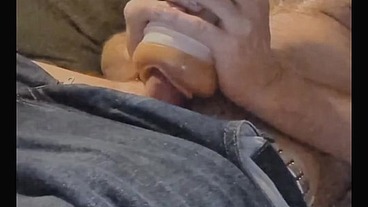 Dirty talk fucking fleshlight edging daddy cock gazzadomm