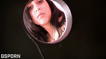 Nice glory hole with sexies pornstars hungry of hard cock EP7