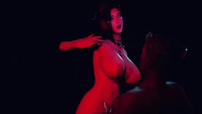Slutty bar babe gets ravaged in 3D hentai hell