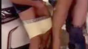 Hot Married Woman Giving To Two Strangers On Deserted Street After Leaving Party And Asking Cuckold If Hes Enjoying It